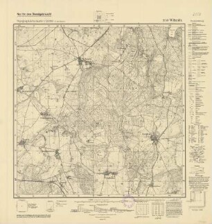 2158 (alte Nr.: 775) Witzmitz, Topographische Karte 1:25000 (4cm - Karte)