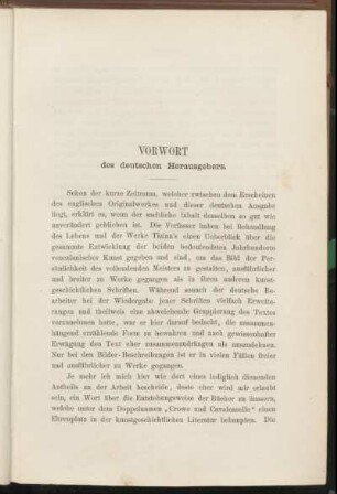 Vorwort des deutschen Herausgebers.