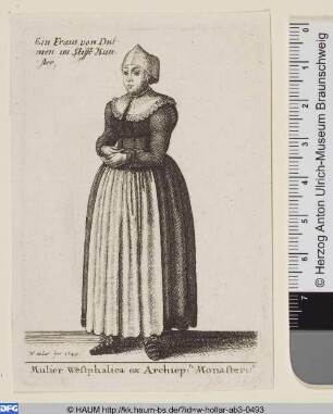 Eine Frau von Dulmen im Stift Münster