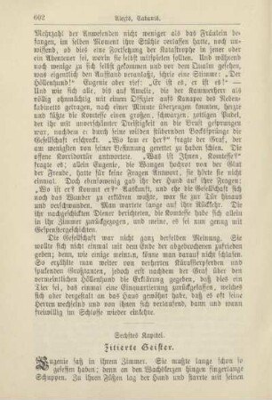 Sechstes Kapitel. Zitierte Geister