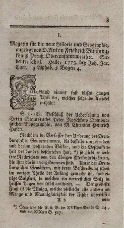 Magazin für die neue Historie und Geographie. T.7.