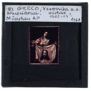 Greco (Schule), Hl. Veronika mit dem Schweißtuch