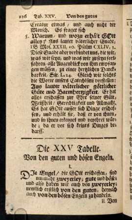 136-141, Die XXV. Tabelle