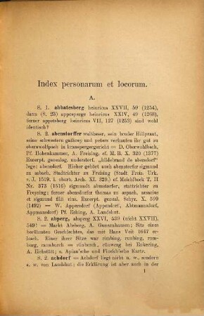 Kleine Beiträge zur Kritik und Erklärung der Monumenta Boica im Anschluss an den General-Index Teil II zu Bd. XV - XXVII