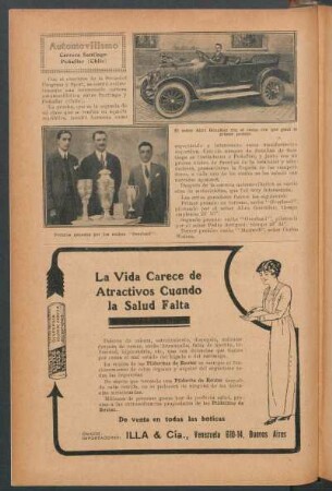 Automovilismo : Carrera Santiago-Peñaflor (Chile)