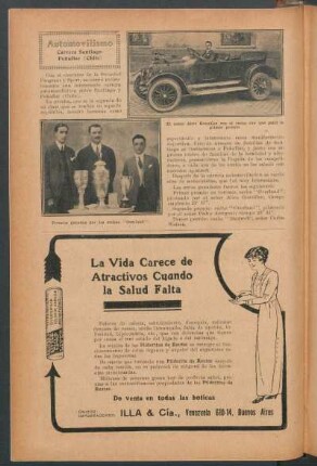 Automovilismo : Carrera Santiago-Peñaflor (Chile)
