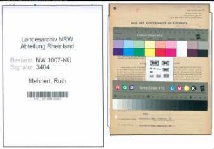 Entnazifizierung Ruth Mehnert , geb. 15.10.1916 ()