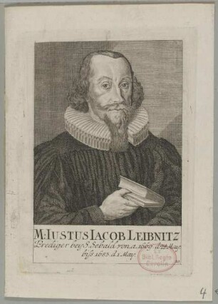 Bildnis des Iustus Iacob Leibnitz