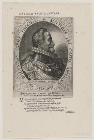 Bildnis des Mattias, Kaiser des Römisch-Deutschen Reiches