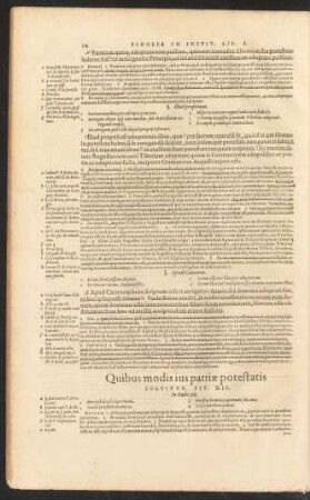 Quibus modis ius patriae potestatis Solvirut. Tit. XII.