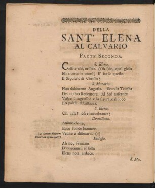 Parte Seconda = Andrer Theil