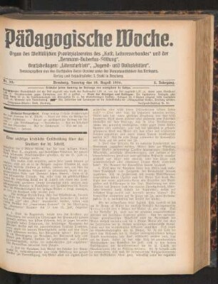 ¬Eine¬ wichtige kirchliche Entscheidung über das Studium der hl. Schrift