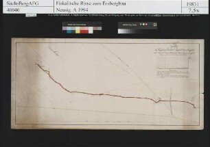 Friedrich August Erbstolln bei Wegefarth (Oberschöna), Örtung des Stollnortes auf dem Johannes Morgengang