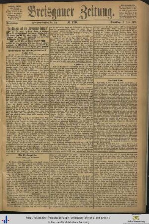 Nr. 126-150 (Juni 1888)