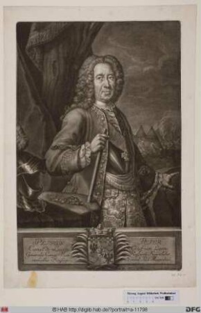 Bildnis Peter von Lacy (1740 Reichsgraf)