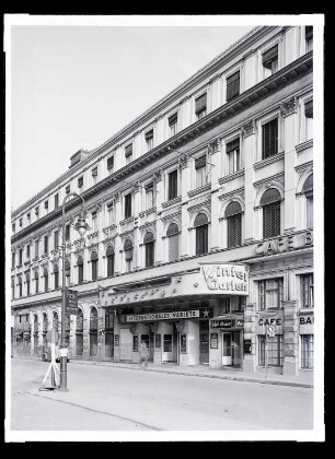 Wintergarten, Berlin: Ansicht von Norden (Negativ zu Inv. Nr. TBS 047,11)