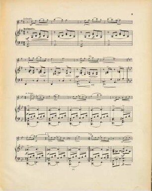 Wiegenlied : Solostück für Violine (oder Cello) mit Pianofortebegleitung