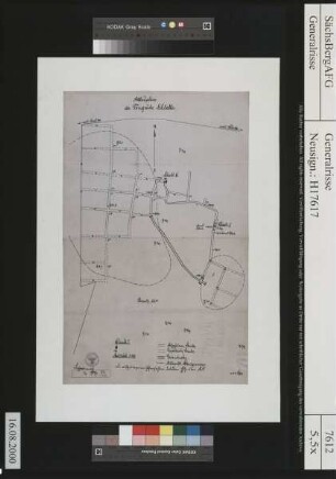 Kaolin- und Tonwerke AG, Tongrube Schletta, Abbauplan