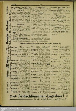 Einwohnerverzeichnis : Alphabetisches Verzeichnis der selbständigen Einwohner