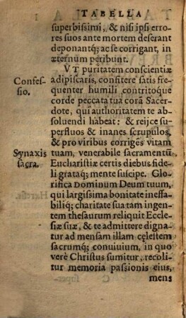Tabella spiritualis : alias sacellum animae fidelis nuncupata ...