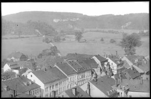 Frankenberg. mit Blick auf Schloss Sachsenburg
