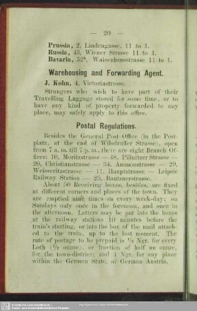 Postal Regulations