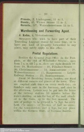 Postal Regulations