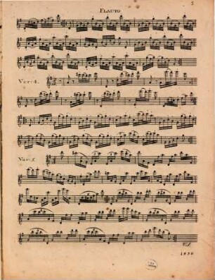 Thème avec douze variations pour flûte et guitarre : oeuvre 2
