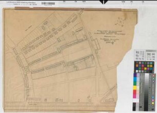 Münster (Münster) Gartenvorstadt Habichtshöhe Lageplan (1927) 1 : 1000 53 x 70 Zeichnung Westfälische Heimstätte Wohnungsgesellschaft Münsterland