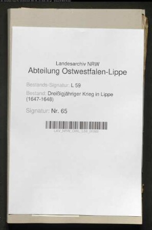 Festungsbau zu Lemgo