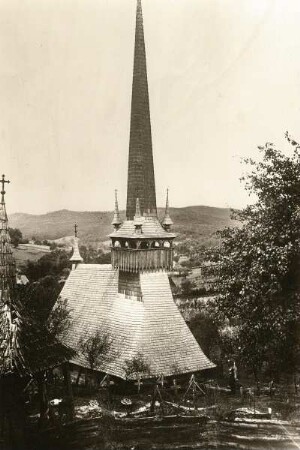 Rumänisch-orthodoxe Holzkirche in Siebenbürgen