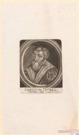 Christoph (I.) Tetzel, Nürnberger; gest. 1544