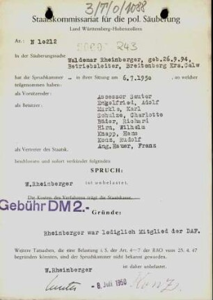Rheinberger, Waldemar