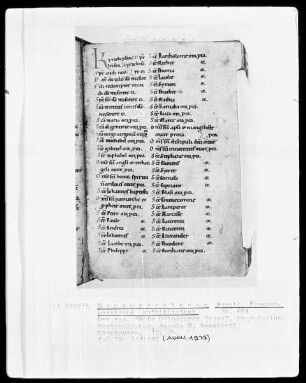 Hs. 654 & Roter Ottobeurer Codex & Necrologium Martyrologium & Regula S. Benedicti & fol 18