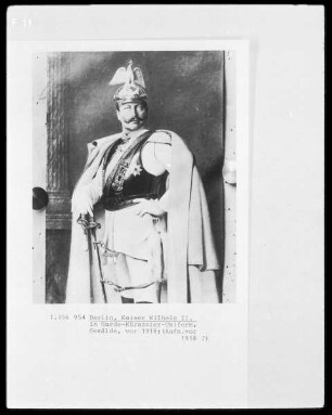 Berlin, Kaiser Wilhelm II. in Garde-Kürassier-Uniform