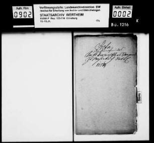 Ernennung des Regierungsadvokaten Johann Jacob Wagner aus Diez zum Amts- und Gerichtsverwalter zu Wasenbach.