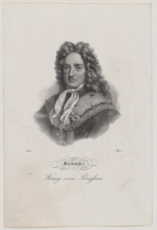 Bildnis des Friedrich I., König von Preussen
