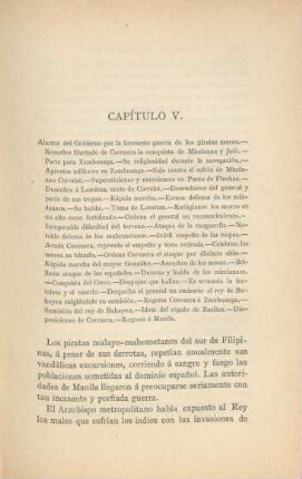 Capítulo V. Alarma del Gobierno por incesante guerrra de los piratas moros ...
