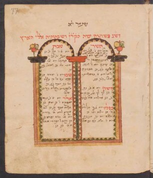 Buchschmuck: f. 77r-77v