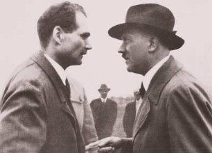 Rudolf Heß und Adolf Hitler