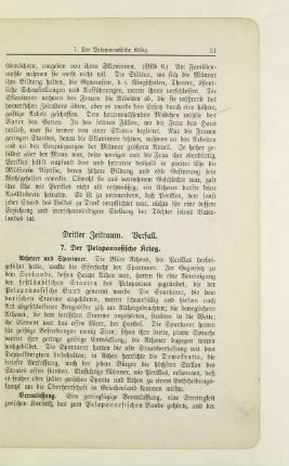 Dritter Zeitraum. Verfall