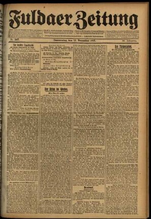 Ausgabe vom Donnerstag, den 13. Dezember 1917.