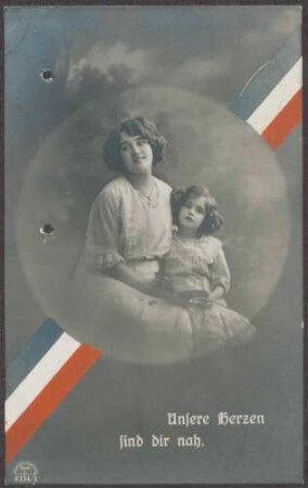 Foto der Frieda Scheidel geborene Staudt mit Tochter