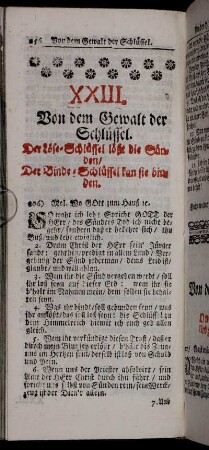 XXIII. Von dem Gewalt der Schlüssel