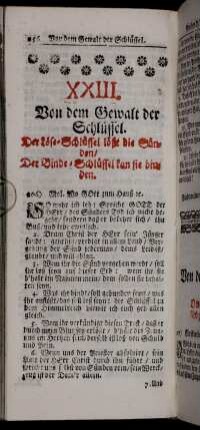 XXIII. Von dem Gewalt der Schlüssel