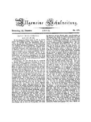 Ueber Armenschulen