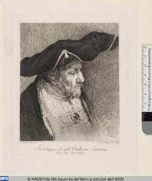 Bildnis eines alten Mannes mit Turban