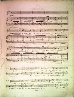 Blanche : Romance [pour 1 voix avec pianoforte] ; paroles de M.me Laure Jourdain