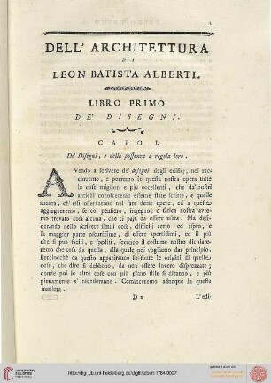Libro primo