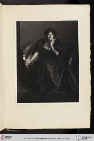 [Clarence Hudson White, XV. Portrait—Mrs. Harrington Mann, photogravure from original negative]